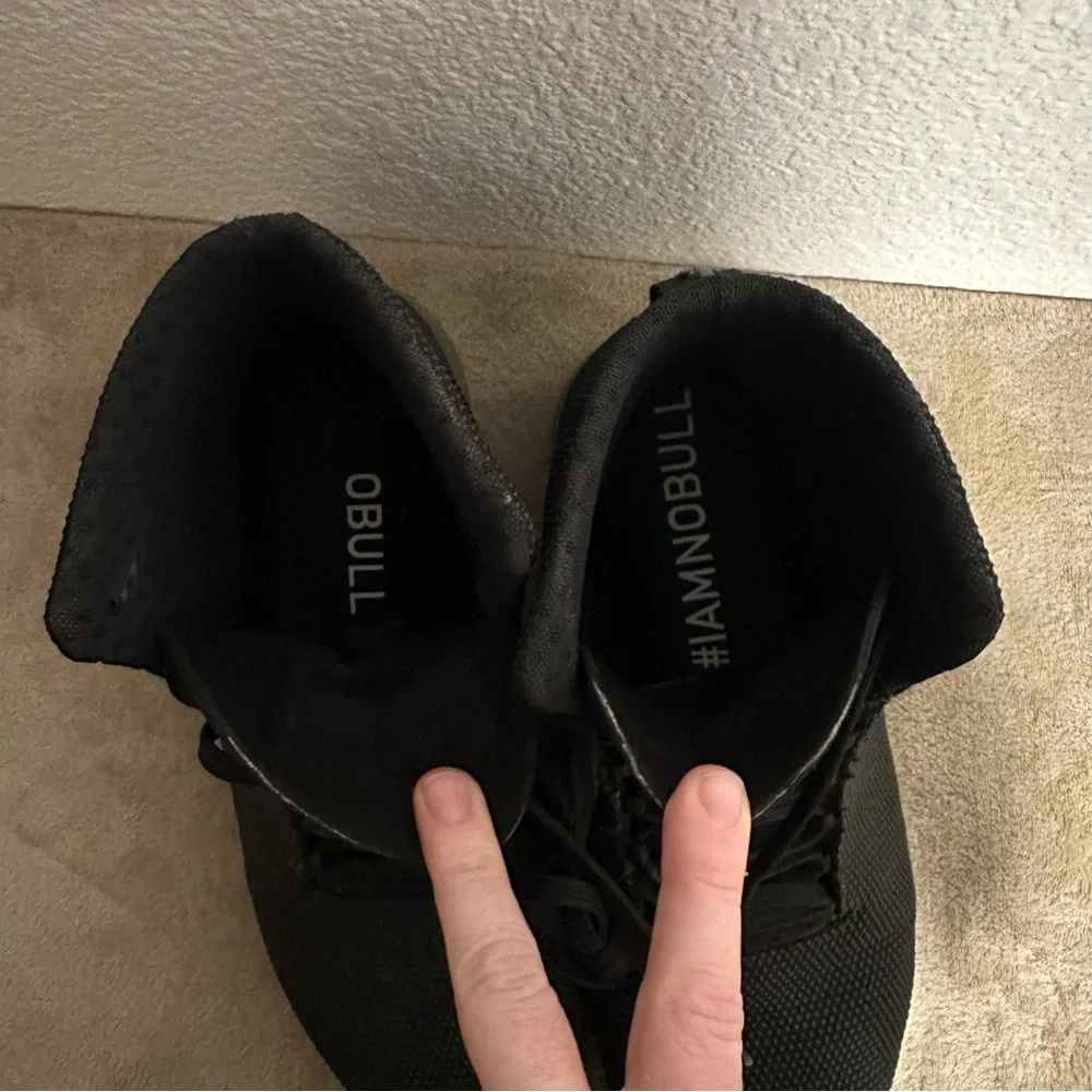 NoBull Green Black High Top Gym Trainers Sports Shoes Sneakers Mens Size 10.5 - Picture 6 of 7